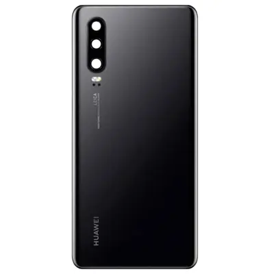 Originalni crn pokrov baterije Huawei P30 z zašcitno leco kamere