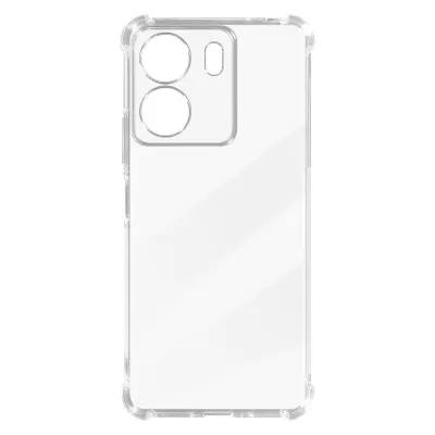 Etui za Xiaomi Redmi 13C iz mehkega silikona, odporen proti udarcem, Prozorno