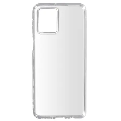 Mehak silikonski ovitek za Motorola Moto G54, klasicen ovitek - prozoren