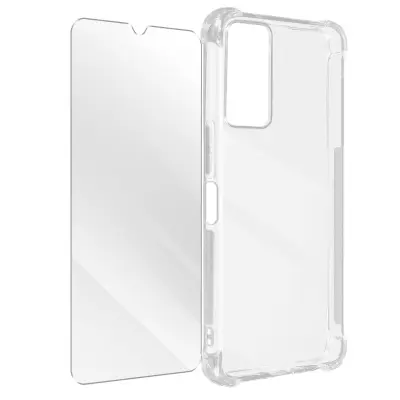 Etui za TCL 40R 5G, 40 XE in 40 NxtPaper 5G 9H kaljeno steklo, Prozorno