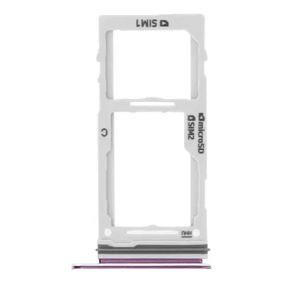 Nadomestni adapterski pladenj za kartico Nano SIM in kartico Micro-SD - vijolicna str. Samsung Galaxy Note 9