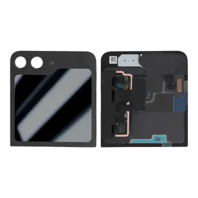 Original Samsung Z Flip 5 zunanji LCD zaslon s steklom na dotik - crn