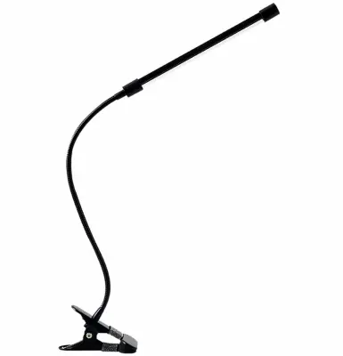 USB 20 LED gibljiva namizna svetilka črna 63cm črna