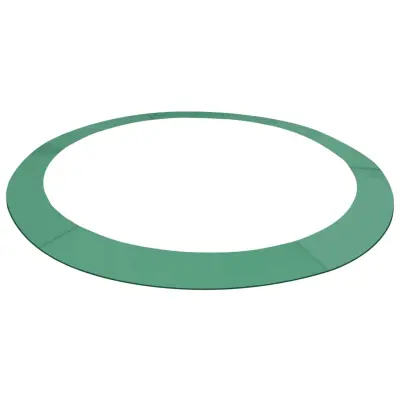 vidaXL Varnostna podloga PE zelena za 4,57 m okrogel trampolin