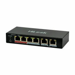 HiLook stikalo 100M   6-port 4x PoE mini kovinsko ohišje NS-0106P-35