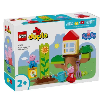 LEGO DUPLO 10431 Pujsa Pepa na vrtu z drevesno hišico