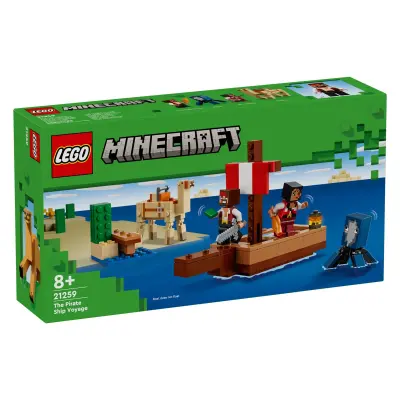 LEGO Minecraft 21259 Potovanje s piratsko ladjo