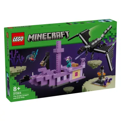 LEGO Minecraft 21264 Enderzmaj in ladja iz Enda