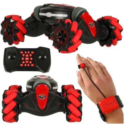 Aga Stunt RC avto 360° rdeča