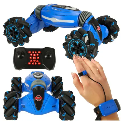 Aga Stunt RC avto 360° modra