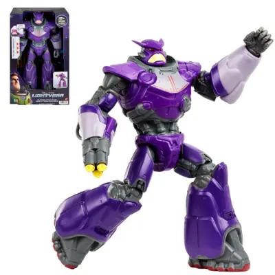 DISNEY ZURG ROBOT LUČ IN ZVOK IN PROJEKTIL 35 CM MATTEL