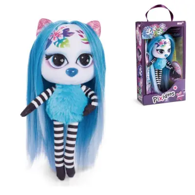 NICI PIXIDOOS PLIŠASTA PUNČKA 20 CM - NALI Z DODATKI