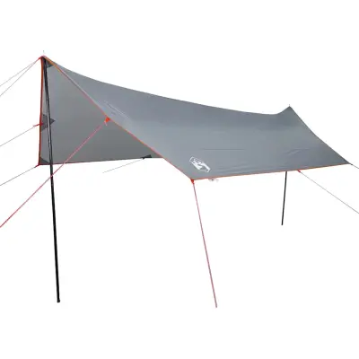 vidaXL Ponjava za kampiranje oranžna 460x305x210 cm vodoodporna