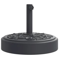 vidaXL Podstavek za senčnik za Ø38/48 mm palice 25 kg okrogel