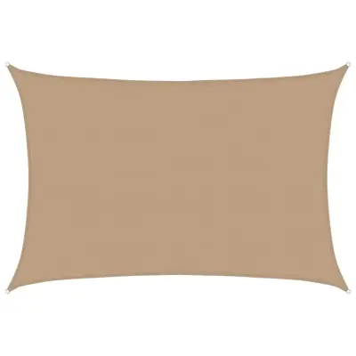 vidaXL Senčno jadro 160 g/m² taupe 5x7 m HDPE