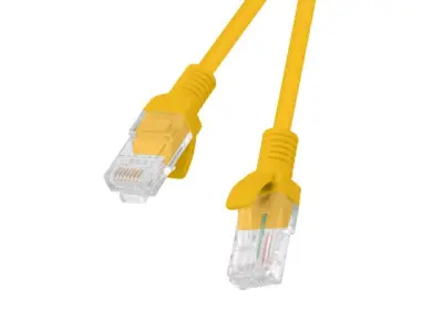 Patchcord U/UTP Lanberg PCU5-10CC-0150-O (RJ45 - RJ45 ; 1,5 m; UTP; kat. 5e; oranžna)