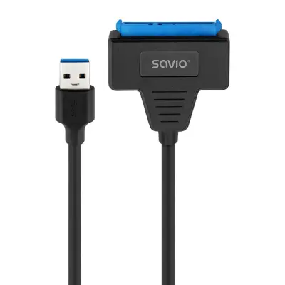 SAVIO SATA ADAPTER (F) - USB-A 3.1 GEN 1 (M) ZA 2,5" DISK AK-68