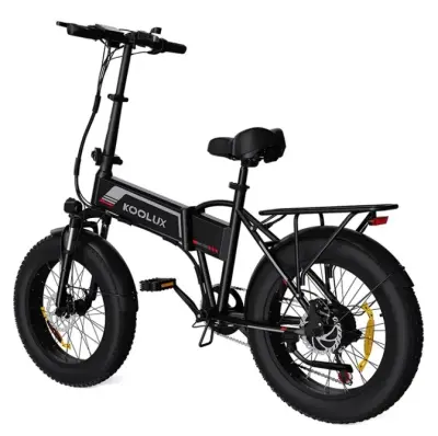 KOOLUX BK10S Električno kolo 250W 25km/h 20"*4.0 Fat bike 48V/13Ah zložljivo kolo - črna
