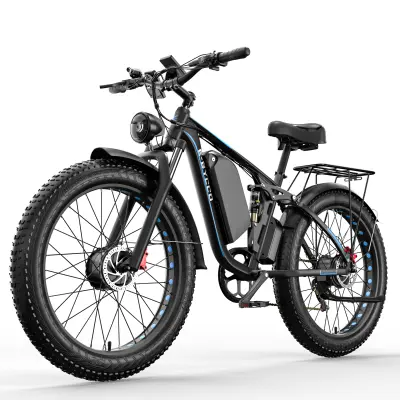 Električno kolo E-BYCCO EB7PRO z dvojnim motorjem 2000 W AWD 52 V 23 AH 26" za odrasle