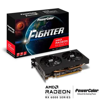 Grafična kartica Powercolor Radeon Rx 6500 Xt Fighter 4 Gb Gddr6