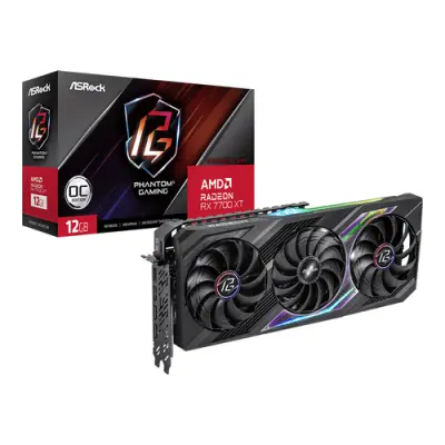 Asrock Radeon Rx 7700 Xt Phantom Gaming Oc 12Gb grafična kartica
