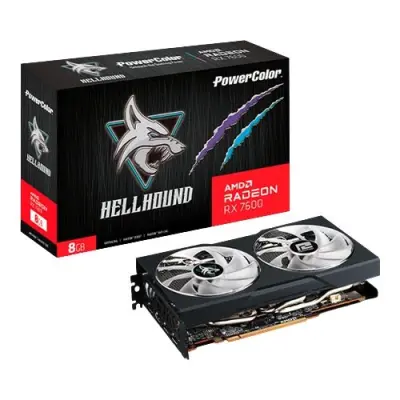 Grafična kartica Powercolor Radeon Rx 7600 Hellhound 8 Gb Gddr6
