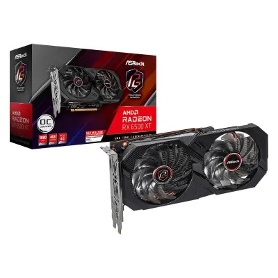Asrock Phantom Gaming Radeon Rx 6500 Xt Oc 4Gb Gddr6 grafična kartica
