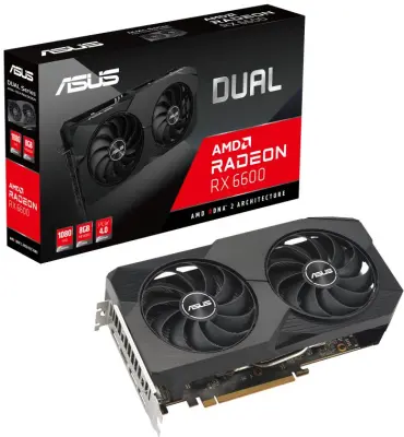 Grafična kartica Asus Radeon Rx 6600 Dual V2 8 Gb Gddr6