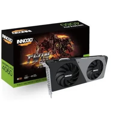 Grafična kartica Inno3D Nvidia Geforce Rtx 4060 X2 Twin 8Gb Gddr6 Dlss3