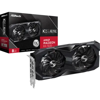Grafična kartica Asrock Challenger Amd Radeon Rx 7600 8 Gb Gddr6