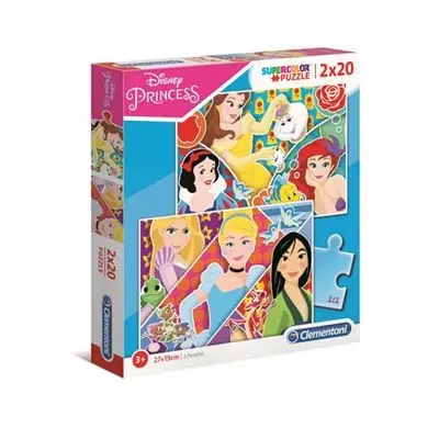 Puzzle 2x20 Disney Princeses (CLE24766)