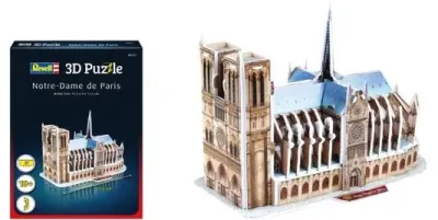 3D sestavljanka - Notre-Dame de Paris (39 kosov)