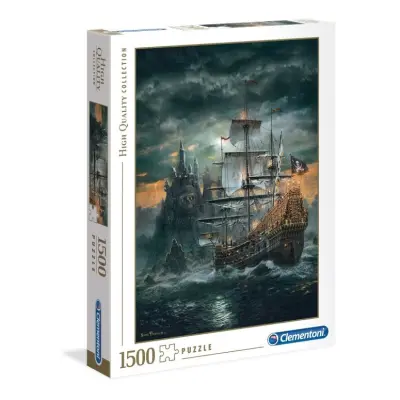 Sestavljanka Gusarski čoln - 1500 kosov (CLE31682)