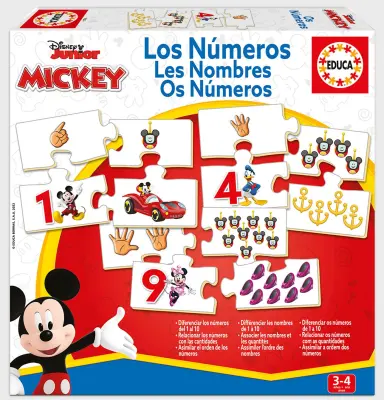 Sestavljanka - Učim se številke z Mickeyjem in prijatelji (EDC19327)