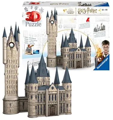 Ravensburger Harry Potter 3D sestavljanka za otroke in odrasle od 10 let - Astronomski stolp Hogwarts - 540 kosov - lepilo ni potrebno