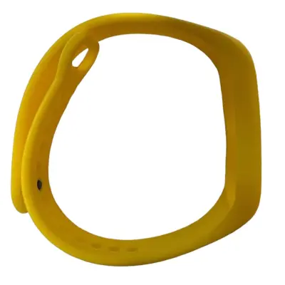 Univerzalni silikonski trak iWear za modele pametnih zapestnic - SM6 SM7 SM8 / Xiaomi Mi Band 5 6 7 rumen