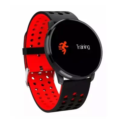 iWear M9 Round Smart & Fit Watch with Full Touch 1.3'' IPS Media Control / HR / Krvni tlak / Social Black-Red