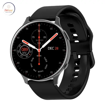 iWear Active 2 Aluminium Sport BT Call Smart Watch 1,3'' IPS zaslon z monitorjem srčnega utripa/kisika črna