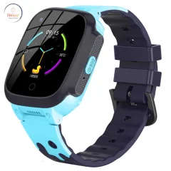 iWear Y95 Pro 4G LTE Sim / GPS LBS WiFi Track IP67 Kids Watch & Phone Call HD Camera Blue