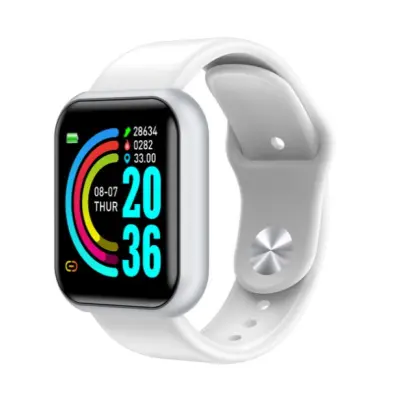 iWear M8 Smart & Fit Watch with Full Touch 1.3'' IPS Media Control / HR / Krvni tlak / Social White