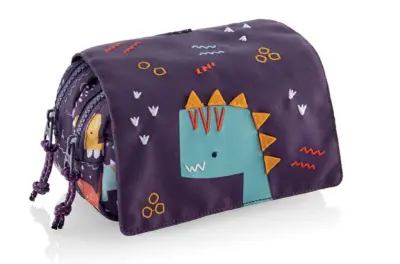 Dvojna peresnica s prekrivalom FUN DINO 200 x 100 x 75 mm