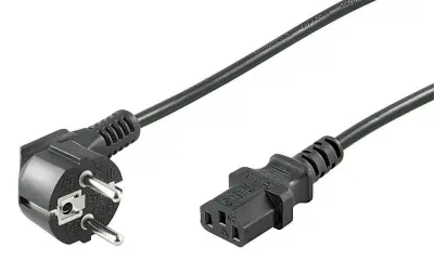MicroConnect Napajalni kabel Schuko C13, 1m črn
