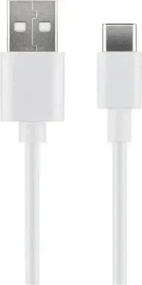 MicroConnect Kabel USB C-A 2.0, 3m, bel 480Mbps