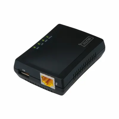 Digitus mrežni multifunkcijski strežnik 1xUSB DN-13020  črn