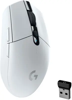 Logitech Gaming Brezžična miška G305 LightSpeed bela