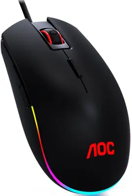 Miška Aoc Gaming Gm500 5000Dpi Rgb Črna