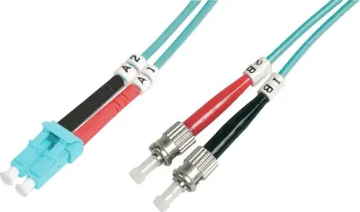 Assmann Electr. Optični povezovalni kabel, 50/125 ST/LC, 2 m, OM3 DK-2531-02/3