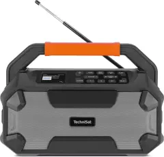 TechniSat DAB+ digitalni radio UKW/IPX4/BT,akumulatorska baterija DIGITRADIO231OD bw/o
