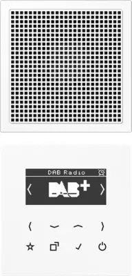 Jung Smart DAB+ digitalni radijski sprejemnik Mono 1LS DAB LS1 WW