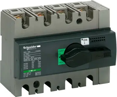 Schneider Electric stikalo za prekinitev obremenitve INS125 4p Interpact 28911